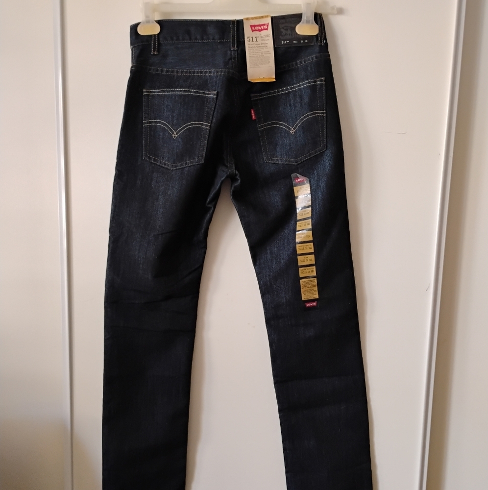 Levi's Men's Slim Fit Jeans in Deep Indigo